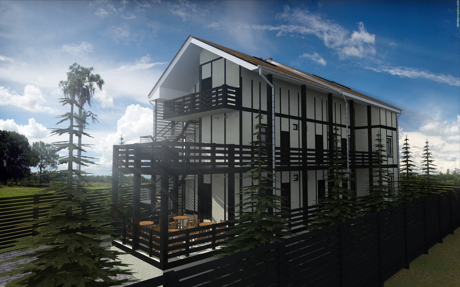 Построить мини гостиницу