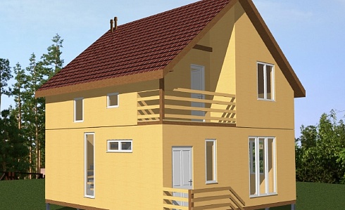 Индивидуальный жилой дом по адресу: Республика Крым, Сакский район, с. Суворовское, ул. Верхняя,49. Общая площадь 77,08 м2. Сдан 01.2020