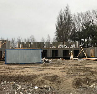 Гостиница в Анапе: возведение стен 2 этажа