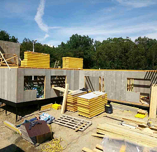 Строительство гостиницы из СИП панелей в Краснодарском крае (поселок Бетта)