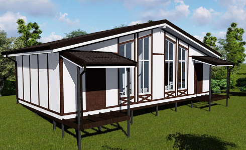 Хозяйственная постройка по адресу: Краснодарский край, с. Кабардинка, ул. Геленджикская. Общая площадь 82,4 м2 . Сдан 01.2019