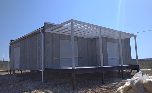 Индивидуальный жилой дом по адресу: г. Севастополь, ул. 2 линия, 106/112 Общая площадь – 87 м2. Сдан 06.2020