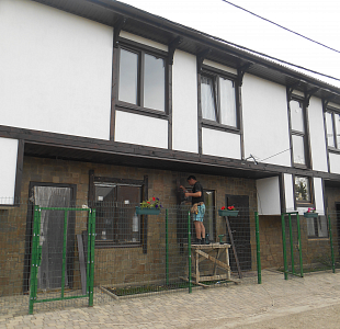 Внешняя отделка таунхауса в Краснодаре, Вирмак