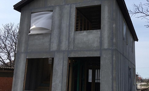 Индивидуальный жилой дом по адресу: Краснодарский край, г. Анапа, с/о Приморский, п. Верхнее Джемете, пр. Гостевой, 33. Общая площадь – 110 м2. Сдан 01.04.2020