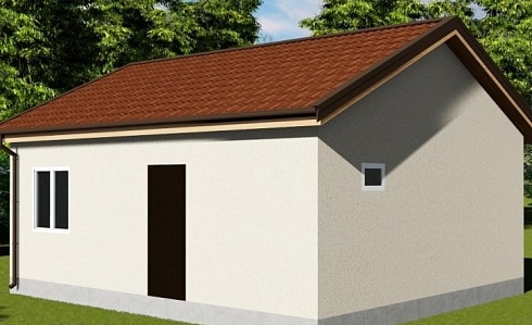   Индивидуальный жилой дом по адресу: Красноармейский район, Трудобеликовское сельское поселение, х. Трудобеликовский, ул. Мичурина,1. Общая площадь 49 м2. Сдан 04. 2019