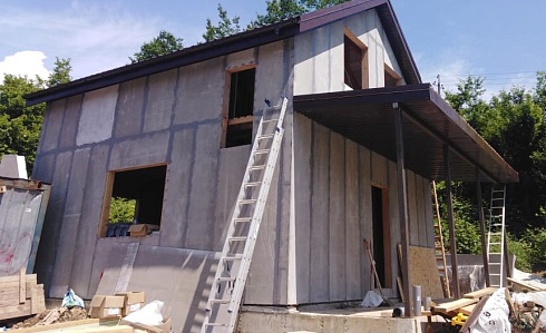 Краснодарский край, г. Сочи, Хостинский район, СНТ Лесные поляны Площадь 52м2. Сдан 05.2020