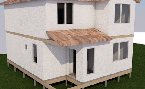 Индивидуальный жилой дом по адресу: Московская область, Павловский Посад, ул. Осипенко, 77. Общая площадь 138 м2. Сдан 08.2019