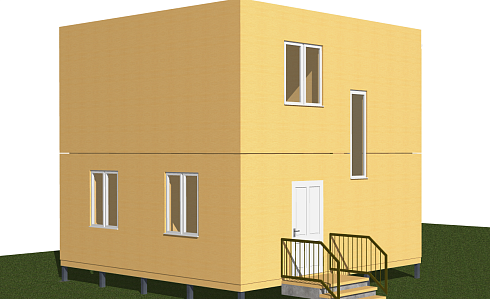 Индивидуальный жилой дом по адресу: Севастополь, Балаклавский район, СТ Технолог. Общая площадь - 72.77 м2. Сдан 10.2019