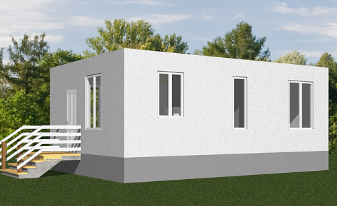 Индивидуальный жилой дом по адресу: Крым, г. Севастополь, Нахимовский район, СТ «Парус». Общая площадь 42,94 м2. Сдан 04.2019